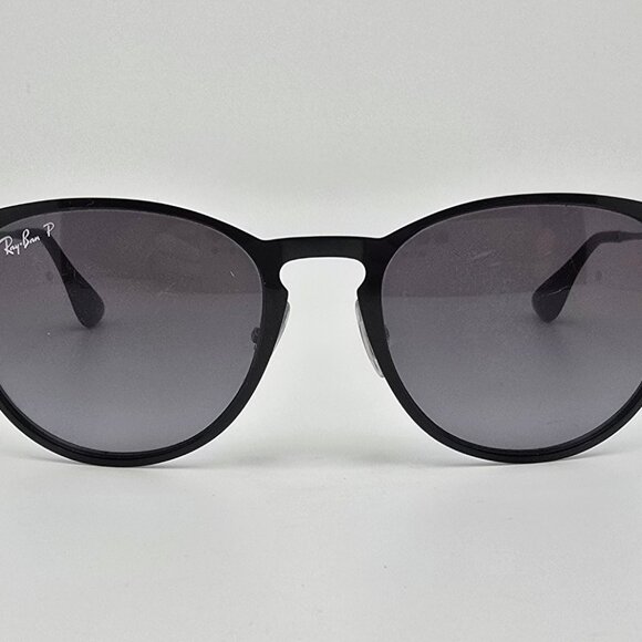 Ray-Ban RB3539 Erika Metal Black Frame Polarized Grey Lens Sunglasses 54-19-145 - Picture 2 of 12